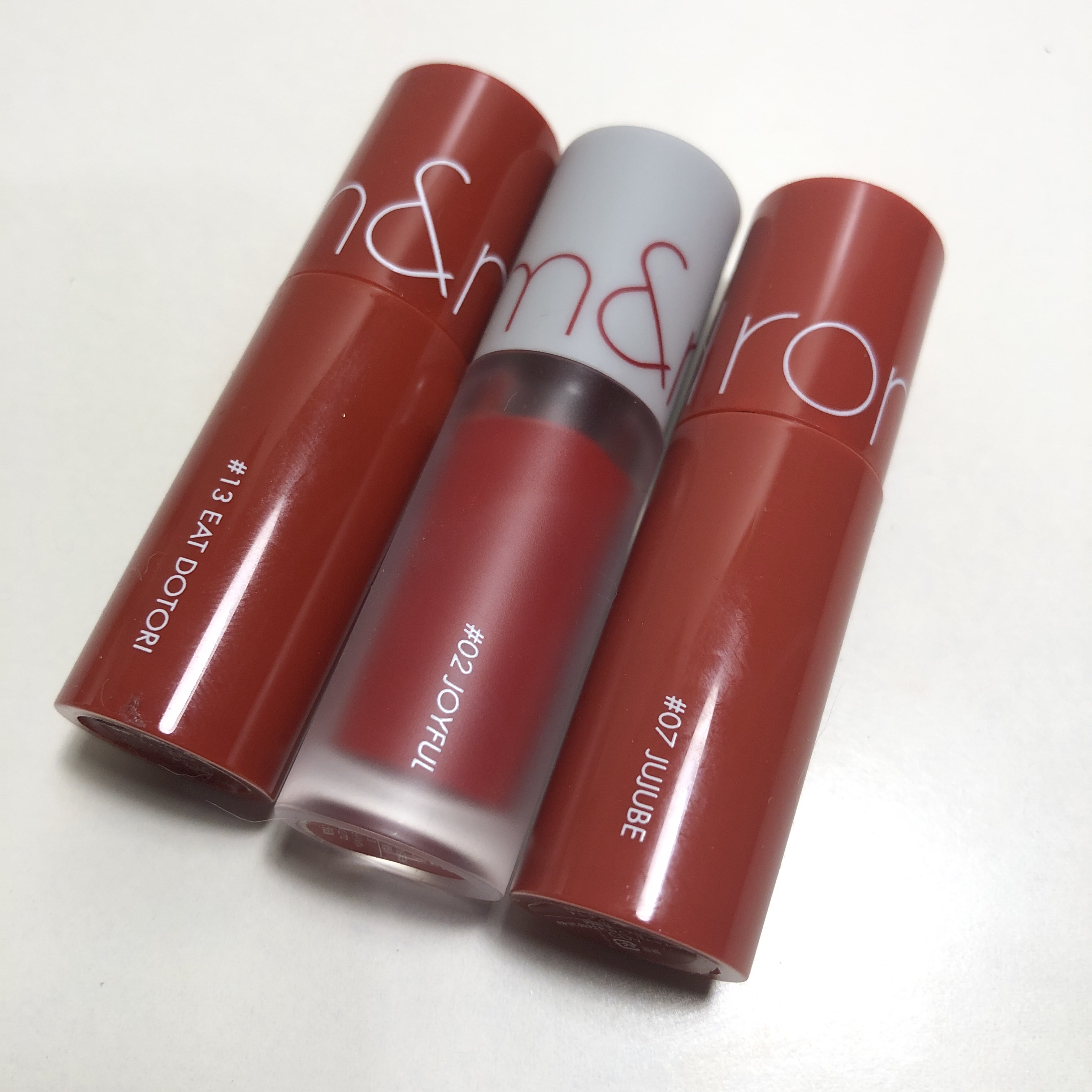 ベストティントエディション ミニリップキット 01 ウォームトーン/rom&nd/リップティントを使ったクチコミ（3枚目）