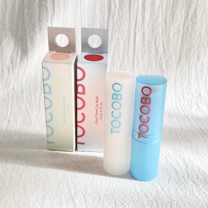 グラスティンティッドリップバーム/TOCOBO/リップバームを使ったクチコミ(5枚目)