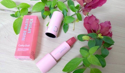 ヌードマットリップスティック/CathyDoll/口紅を使ったクチコミ(1枚目)