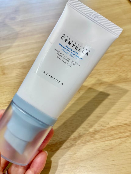 ヒアルーシカ ウォーターフィット サンセラム/SKIN1004/日焼け止めローションを使ったクチコミ(1枚目)