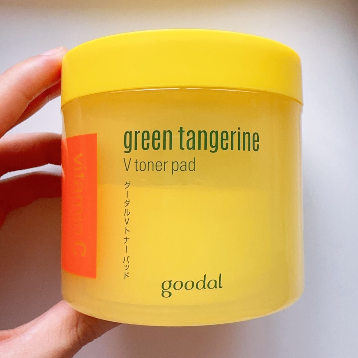 グリーンタンジェリン ビタCダークスポットケアパッド/goodal/トナーパッドを使ったクチコミ（2枚目）