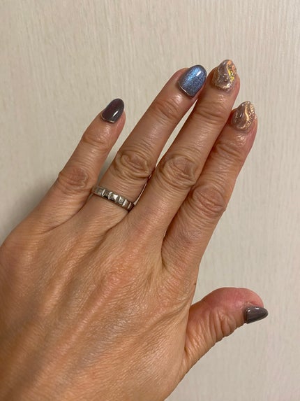 #今月のネイル,#マグネットネイル,#ネイル,#ジェルネイルのネイルデザイン