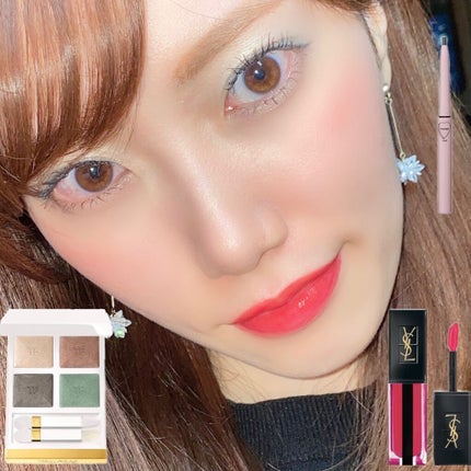 ルージュ ピュールクチュール ヴェルニ ウォーターステイン/YVES SAINT LAURENT BEAUTE/口紅を使ったクチコミ(1枚目)