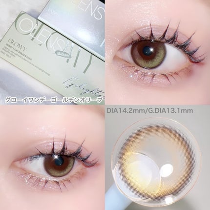 Glowy 1day/OLENS/ワンデー(1DAY)カラコンを使ったクチコミ(5枚目)