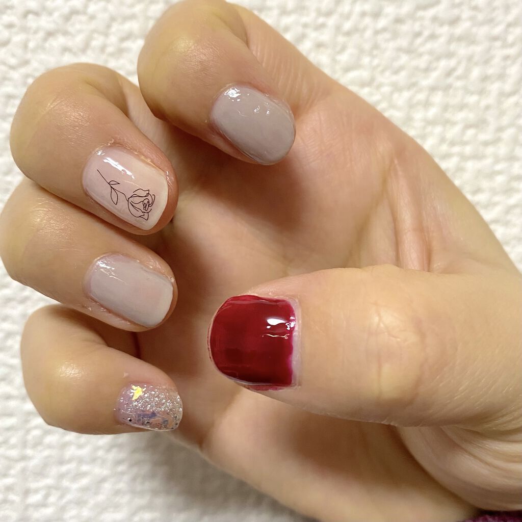 クイッククリスタルコート/ネイリスト/ネイルトップコートを使ったクチコミ（2枚目）