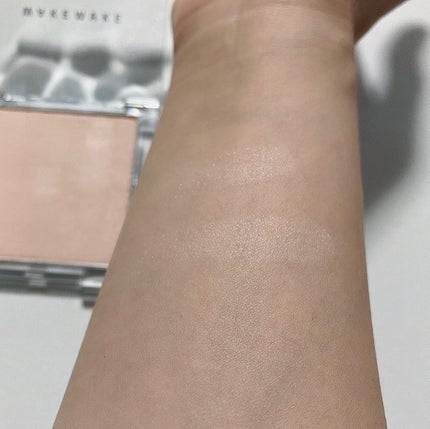 ミックスブラーリングボリュームハイライター/wakemake/パウダーハイライトを使ったクチコミ(3枚目)