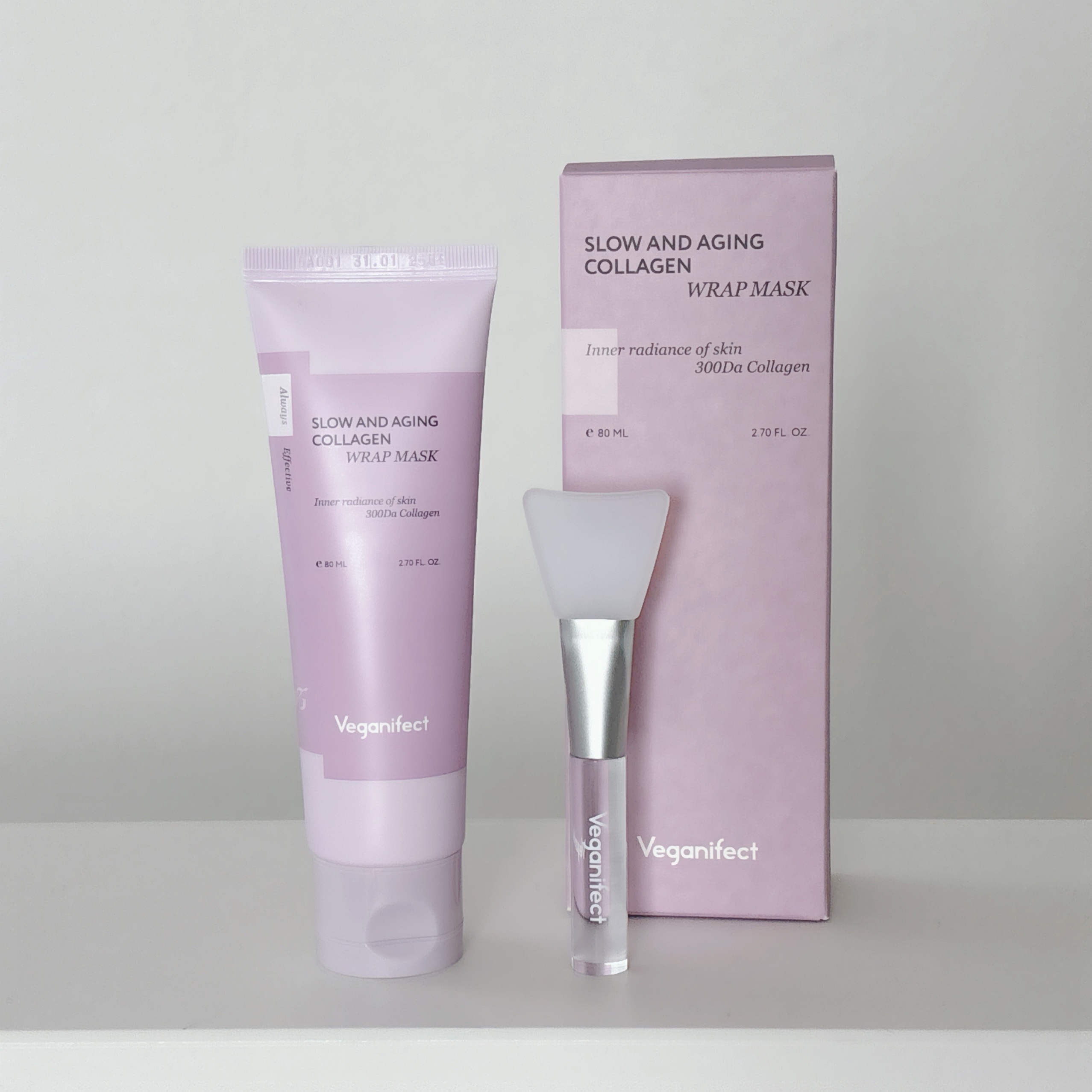 塗るマスクパック低分子コラーゲンマスク /Veganifect/洗い流すパック・マスクを使ったクチコミ（1枚目）