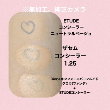 ETUDE ビッグカバーフィットコンシーラーのクチコミ「そばかすを隠したい！

こんにちは🙋💕Riaです
今回は
ETUDEのビックカバーフィットコン.....」（2枚目）