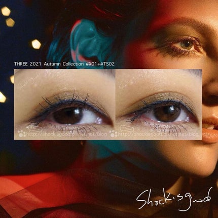 Shockisgood_in_Taiwan on LIPS 「其實我本來不怎麼看好THREE秋妝的限定彩盤「星辰幻采眼頰盒」..」(4枚目)