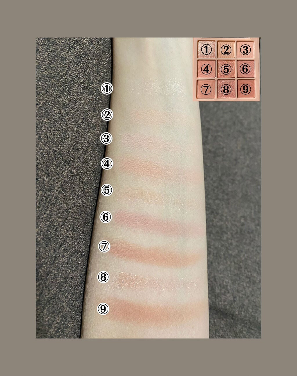 シャドウパレット/dasique/アイシャドウパレットを使ったクチコミ(3枚目)