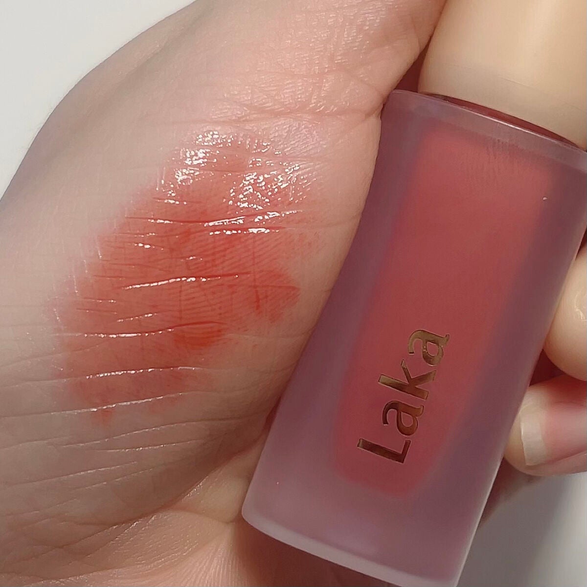 フルーティーグラムティント/Laka/リップティントを使ったクチコミ(2枚目)