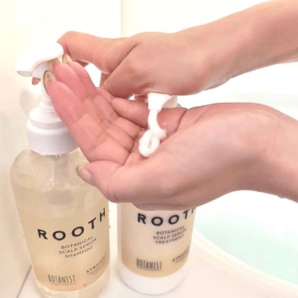 ルース ボタニカルスカルプセラム シャンプー・トリートメント(ストレート)/BOTANIST/市販シャンプーを使ったクチコミ(4枚目)