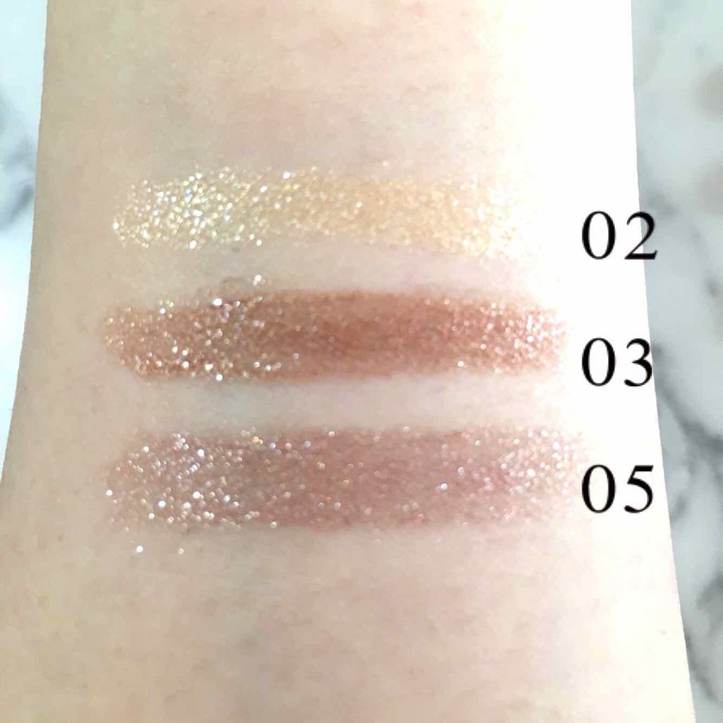 ロングウェアスパークルスティック 03 モルトンブロンズ/BOBBI BROWN/スティックアイシャドウを使ったクチコミ（2枚目）