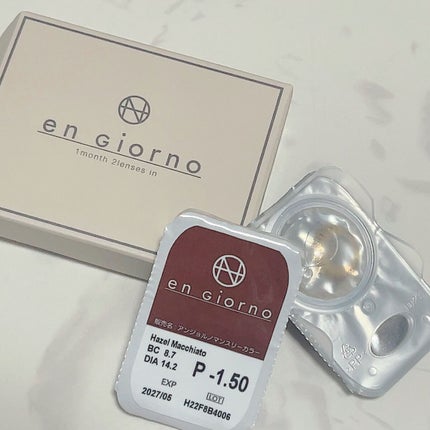 アンジョルノ/en Giorno/カラーコンタクトレンズを使ったクチコミ(4枚目)