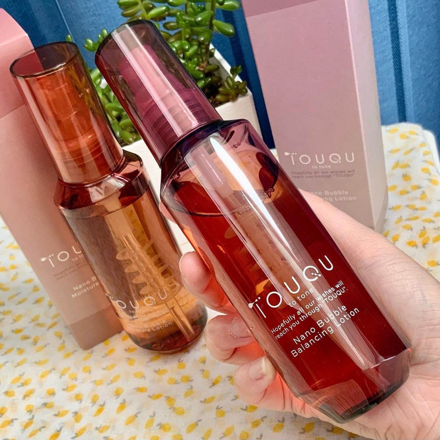 TOUQU to tone ナノバブル バランシングローション/TOUQU to tone/化粧水を使ったクチコミ(2枚目)