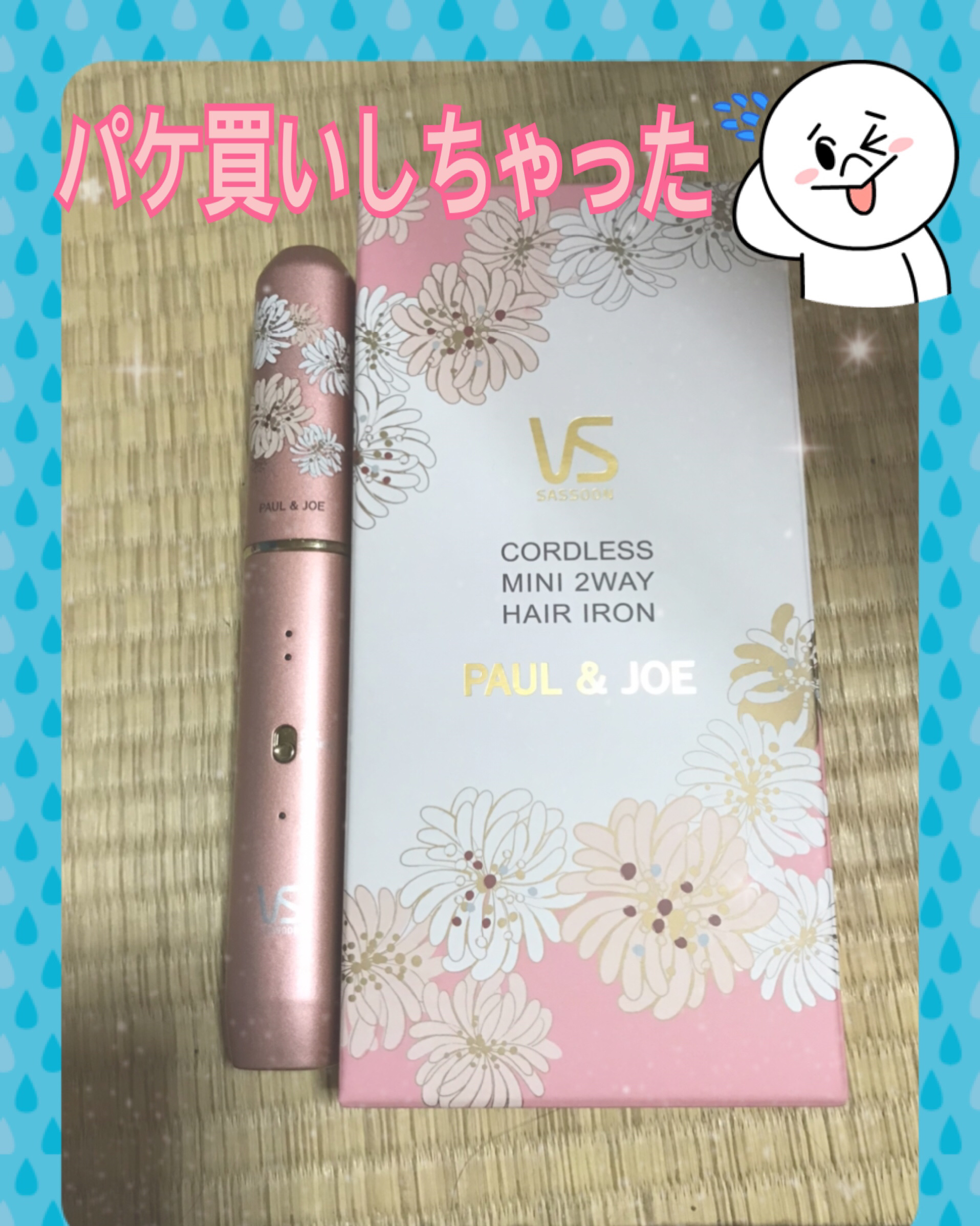 カール&ストレート 2WAY ヘアアイロン ポール&ジョー コラボ｜ヴィダル