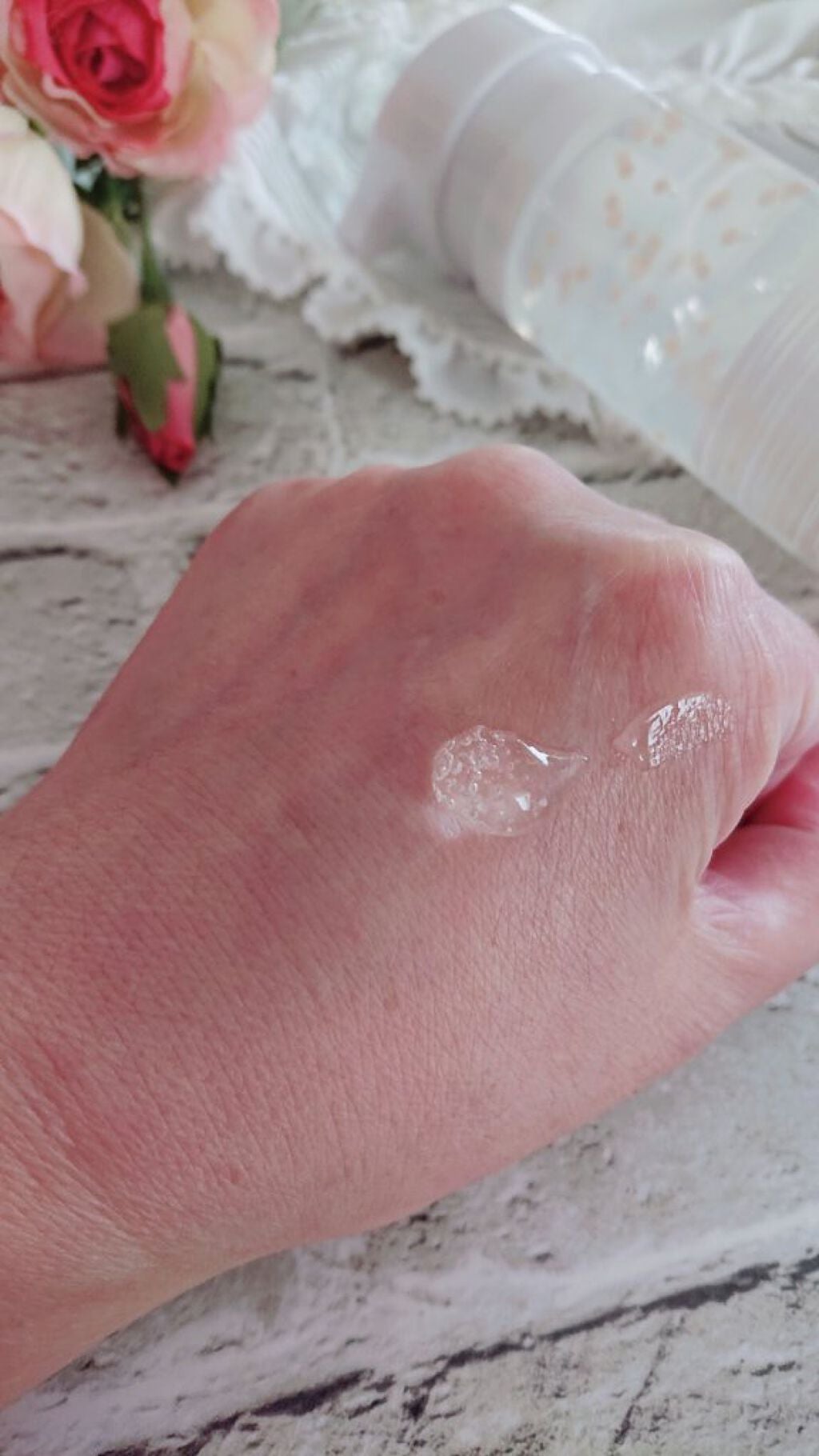 琥珀パワーエキスオールインワンジェル/ヤマノ肌/オールインワン化粧品を使ったクチコミ(2枚目)