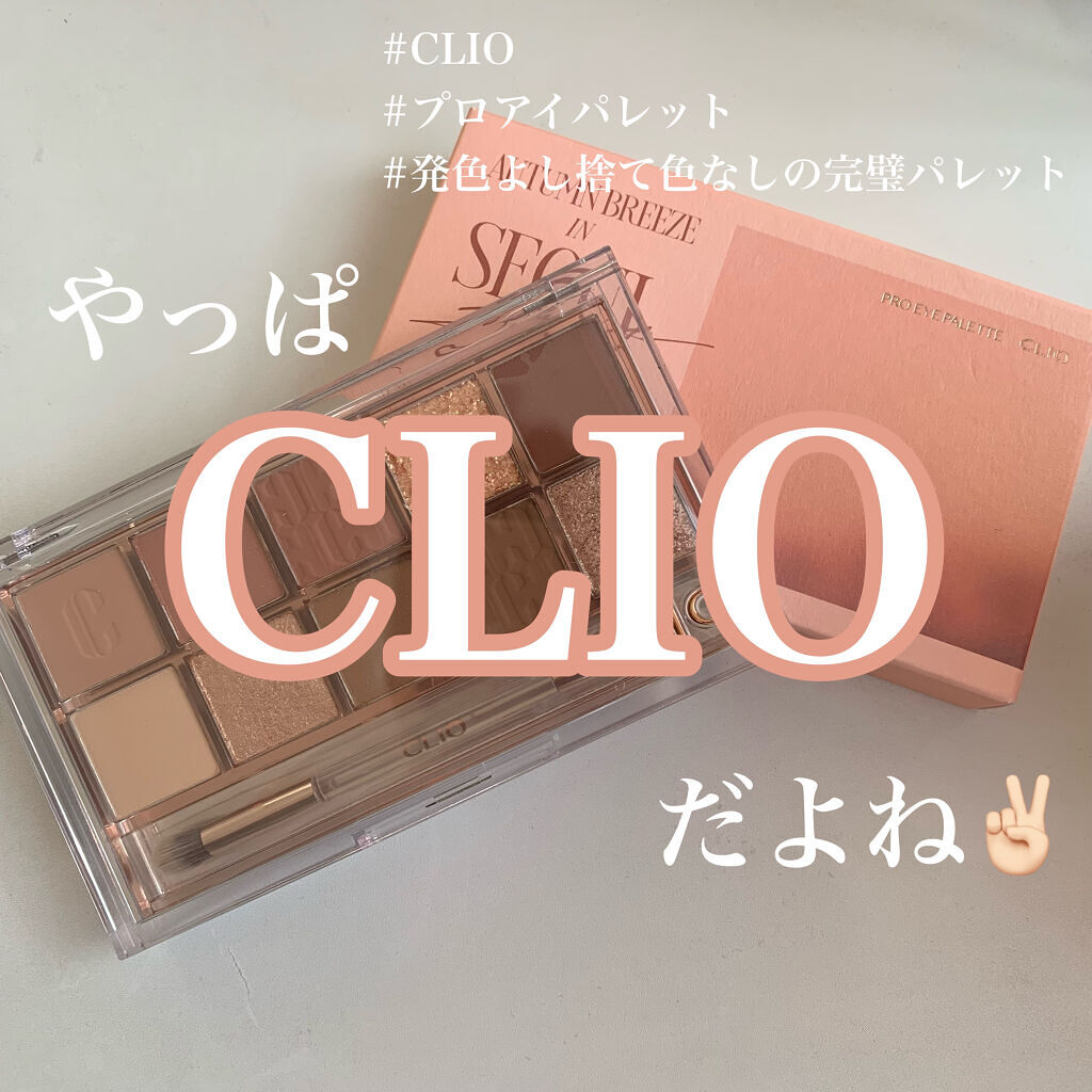 プロ アイ パレット/CLIO/アイシャドウパレットを使ったクチコミ（1枚目）