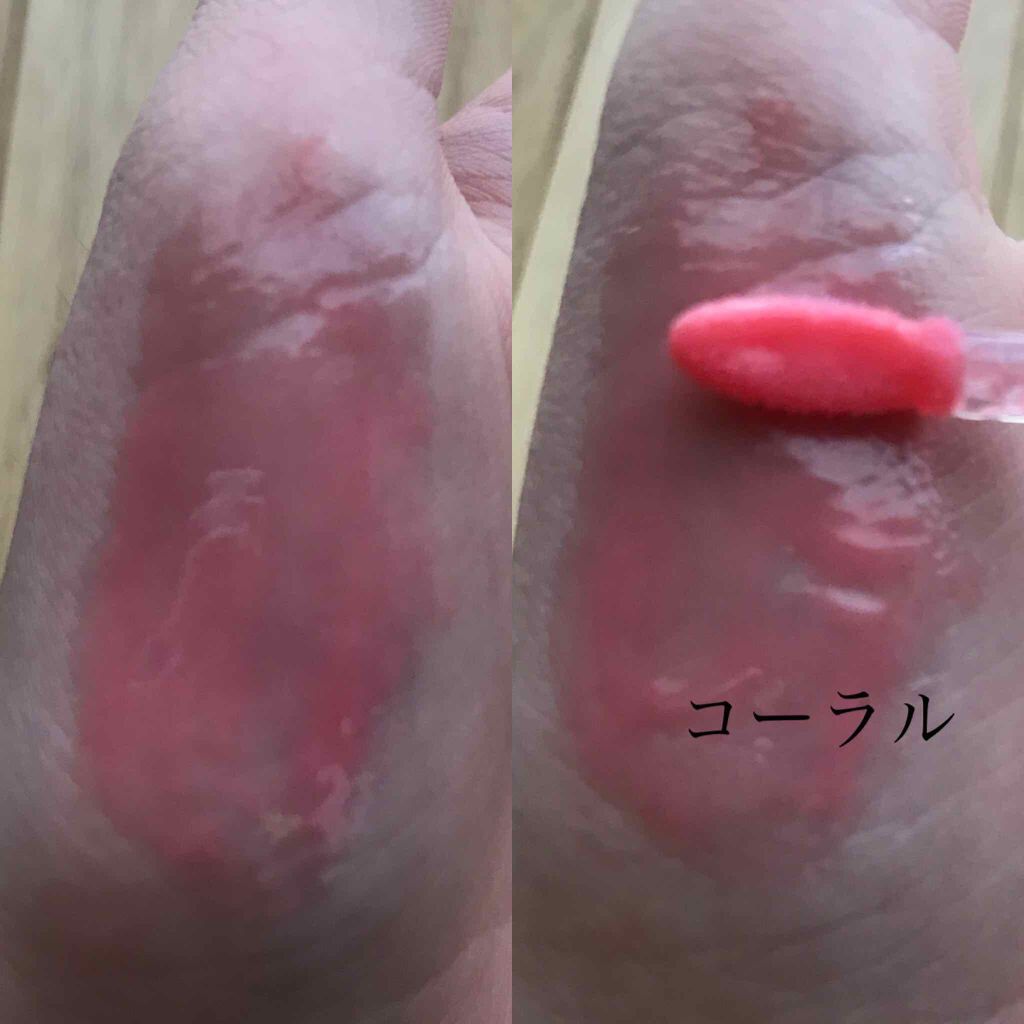 ジェルグロスリップ/CEZANNE/リップグロスを使ったクチコミ（2枚目）