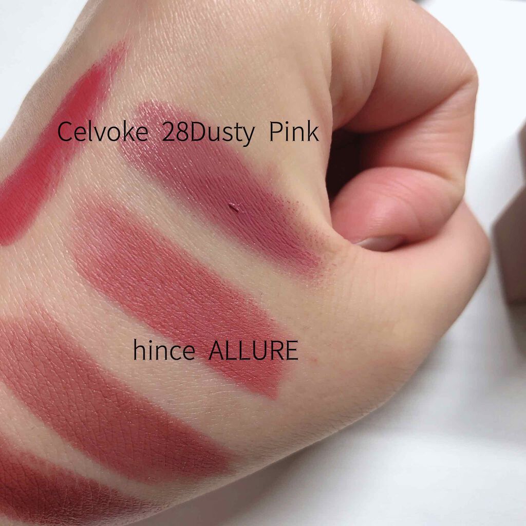 ムードインハンサーマット /hince/口紅を使ったクチコミ（3枚目）