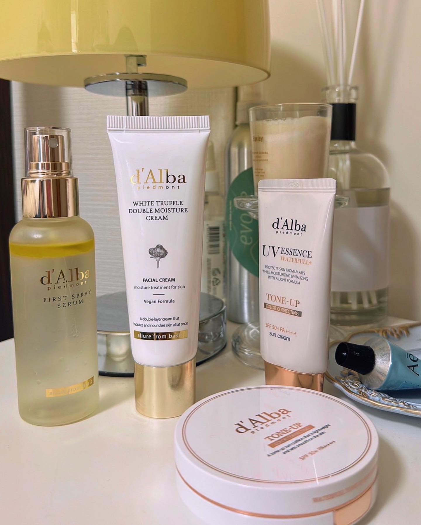 ダルバ ホワイトトリュフファーストスプレーセラム/ダルバ/ミスト状化粧水を使ったクチコミ（1枚目）