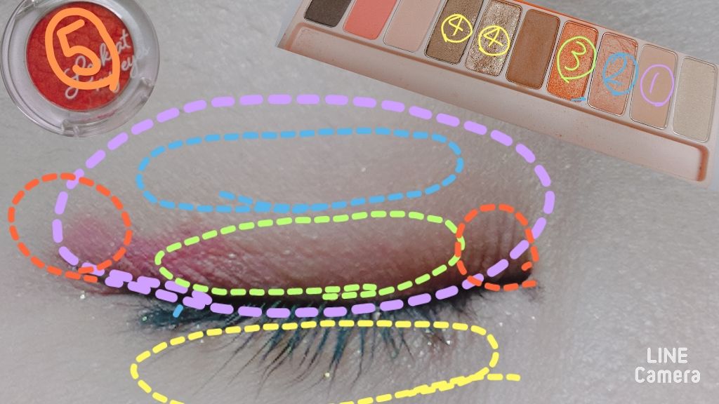 ルックアット マイアイ カフェ/ETUDE/単色アイシャドウを使ったクチコミ(3枚目)