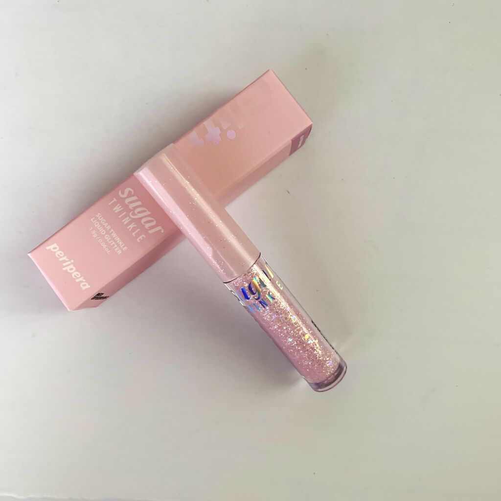 シュガー トゥインクル リキッド グリッター/PERIPERA/グリッターを使ったクチコミ（2枚目）
