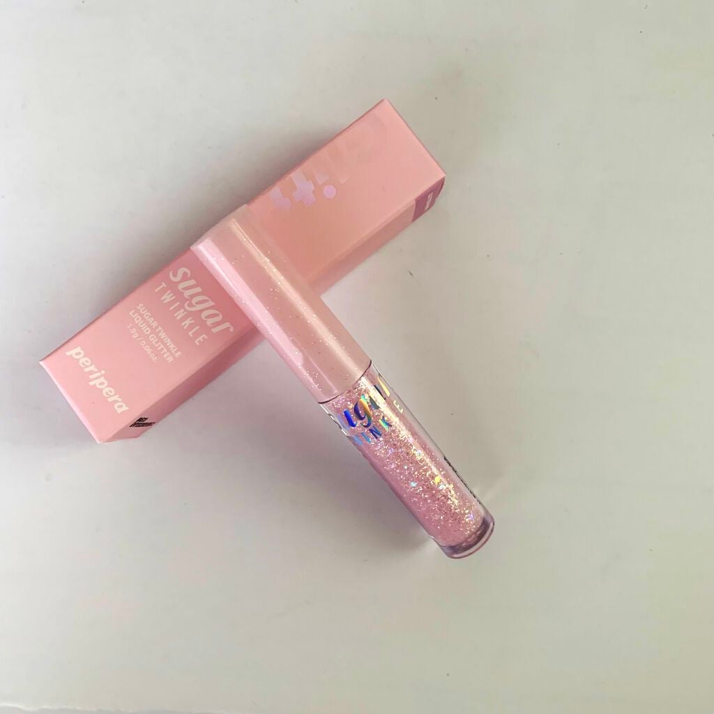 シュガー トゥインクル リキッド グリッター/PERIPERA/グリッターを使ったクチコミ(2枚目)
