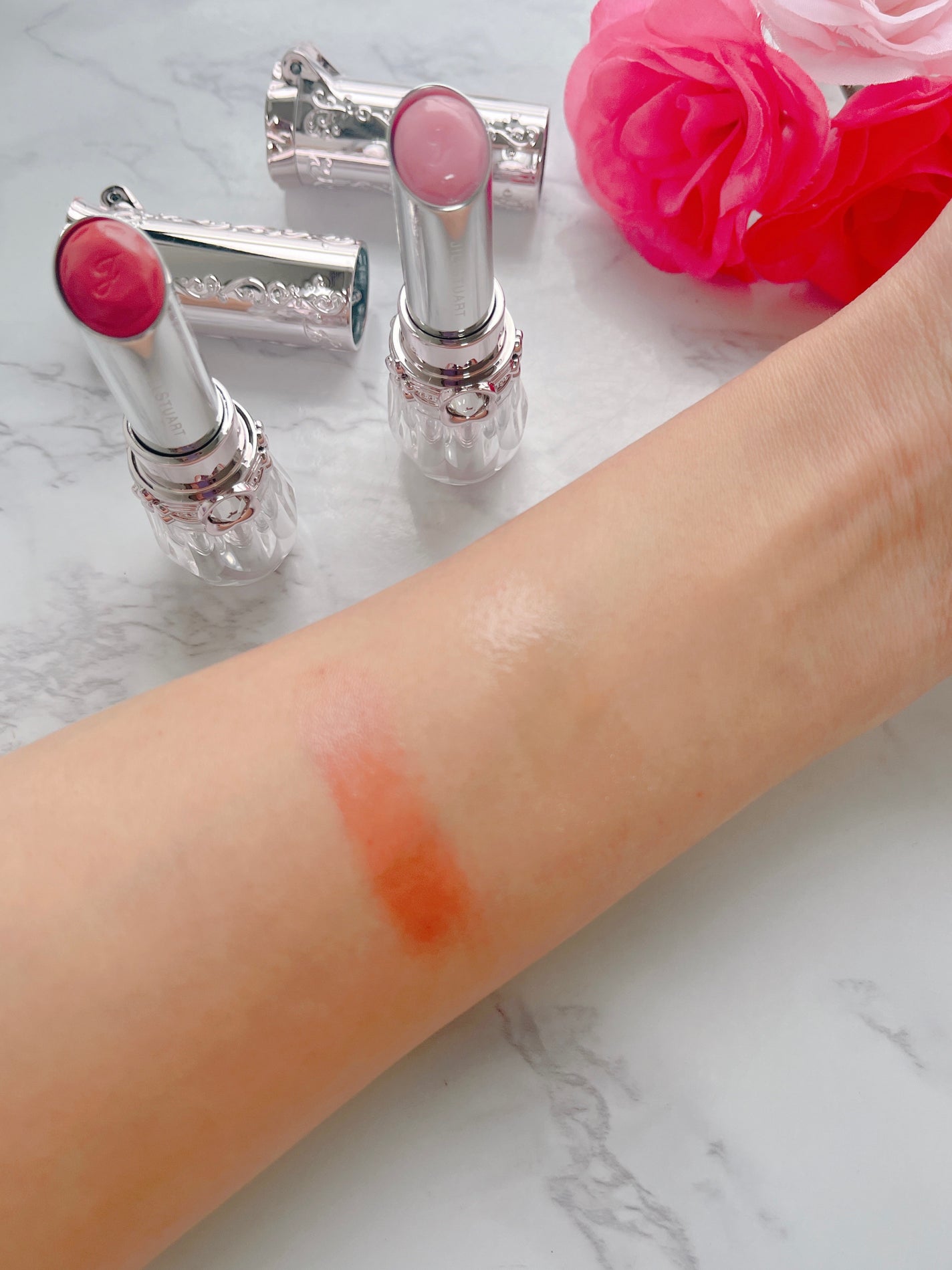 ジルスチュアート リップブロッサム バーム/JILL STUART/口紅を使ったクチコミ(4枚目)