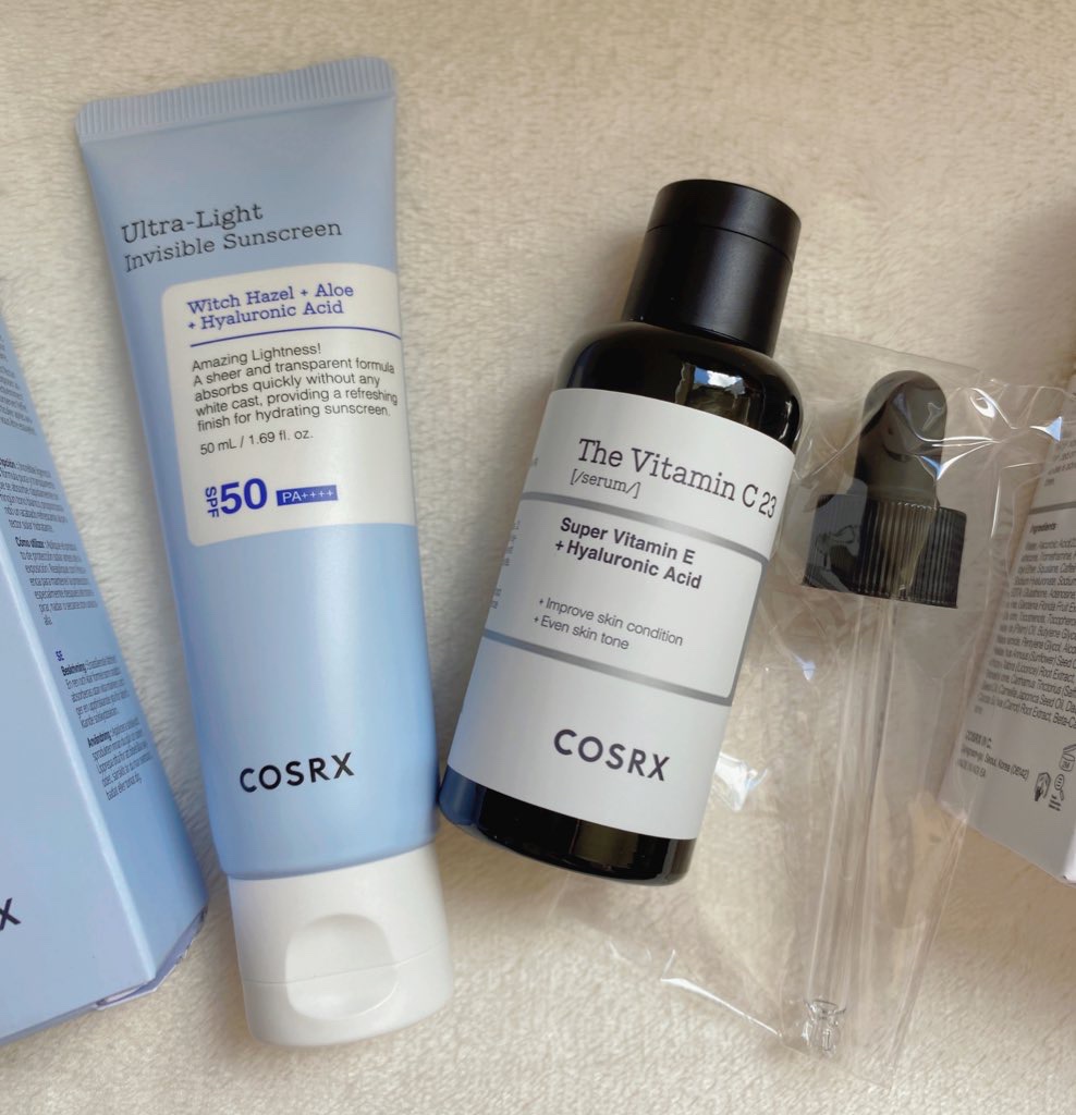 ウルトラライト透明UVクリーム/COSRX/日焼け止めクリームを使ったクチコミ（1枚目）