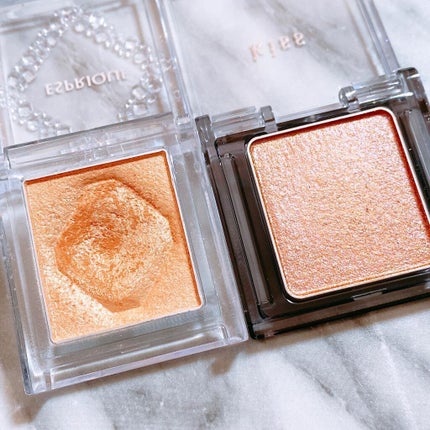 シアー グリッターアイズ/KiSS/単色アイシャドウを使ったクチコミ(5枚目)