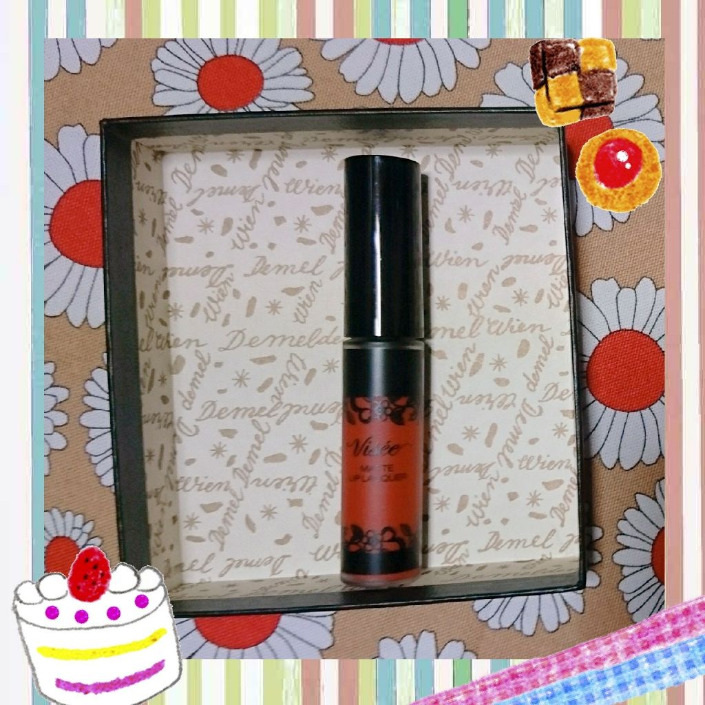 マットリップラッカー/Visée/口紅を使ったクチコミ（1枚目）