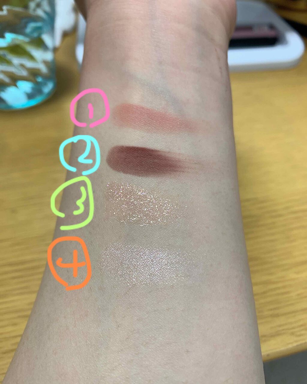 THE アイパレR/b idol/アイシャドウパレットを使ったクチコミ（3枚目）