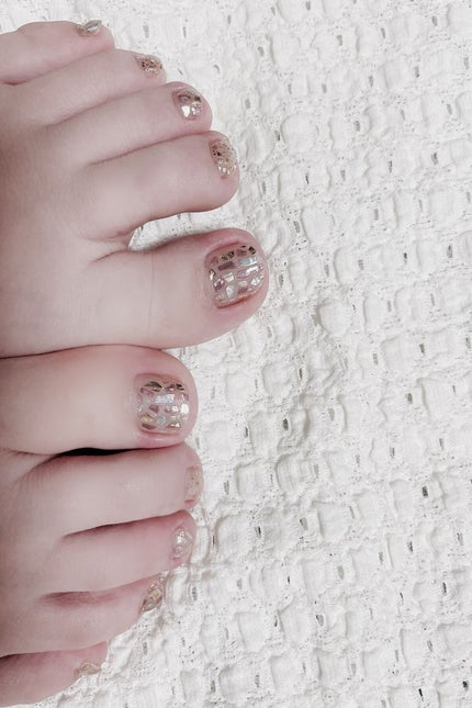 ネイルシール/DAISO/ネイルシールを使ったクチコミ(4枚目)