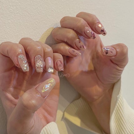 #ジェルネイル,#ワンカラーネイル,#ニュアンスネイル,#うるうるネイル,#ちゅるんネイル,#シンプルネイル,#パーツネイル,#透け感ネイル,#クリアネイル,#ぷっくりネイル,#ちぐはぐネイル,#韓国ネイル,#きらきらネイル,#うるつやネイル,#フレンチガーリーネイル,#ミラーネイル,#ピンクネイル,#バレンタインネイルのネイルデザイン