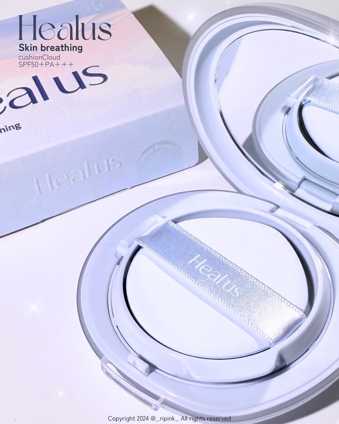 Skin breathing cushion Cloud/Healus/クッションファンデーションを使ったクチコミ(3枚目)