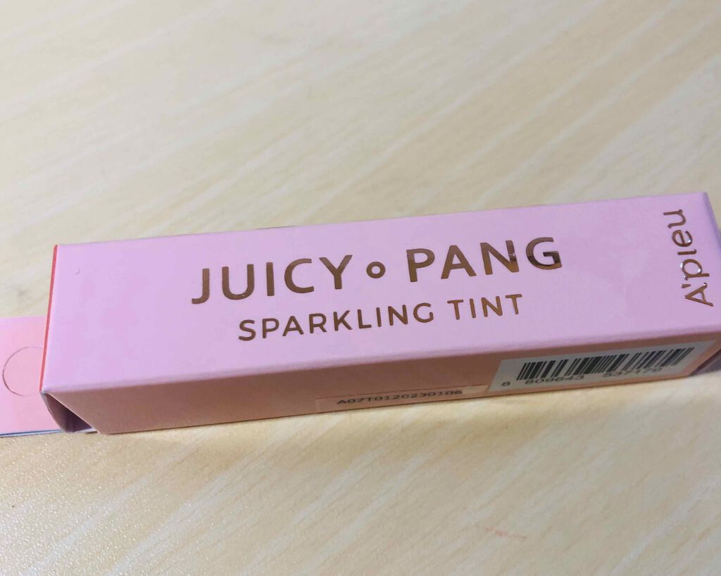 アピュー ジューシーパン スパークリングティント/A’pieu/口紅を使ったクチコミ(1枚目)