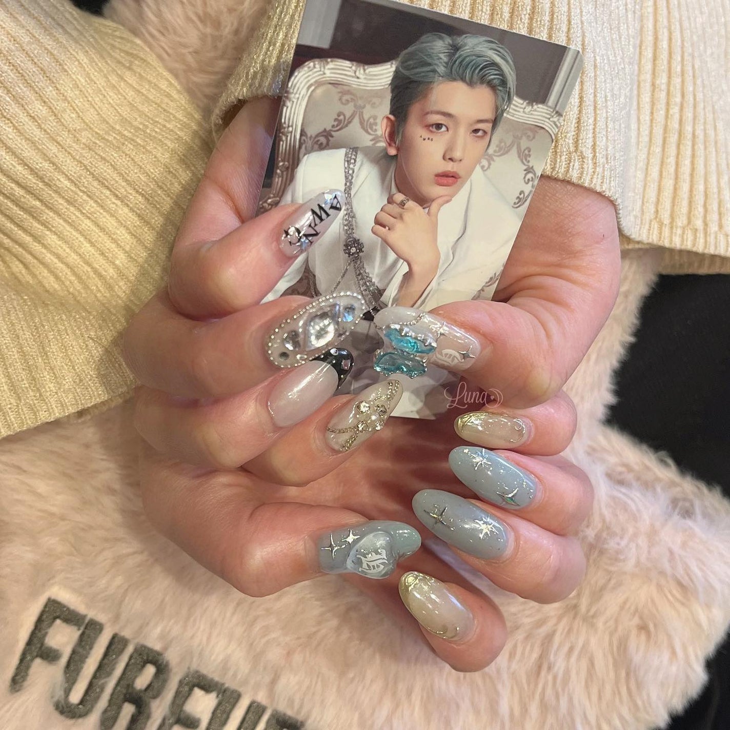 Iuna. Mizuki on LIPS 「.Awakening🌟mynail♡♡#nail#nailst..」(3枚目)