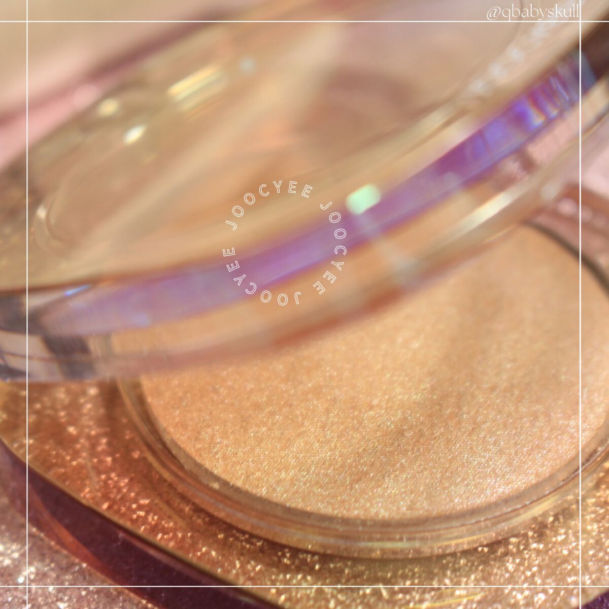 ダイヤモンドシェルハイライト 03 サンキス/Joocyee/パウダーハイライトを使ったクチコミ（2枚目）