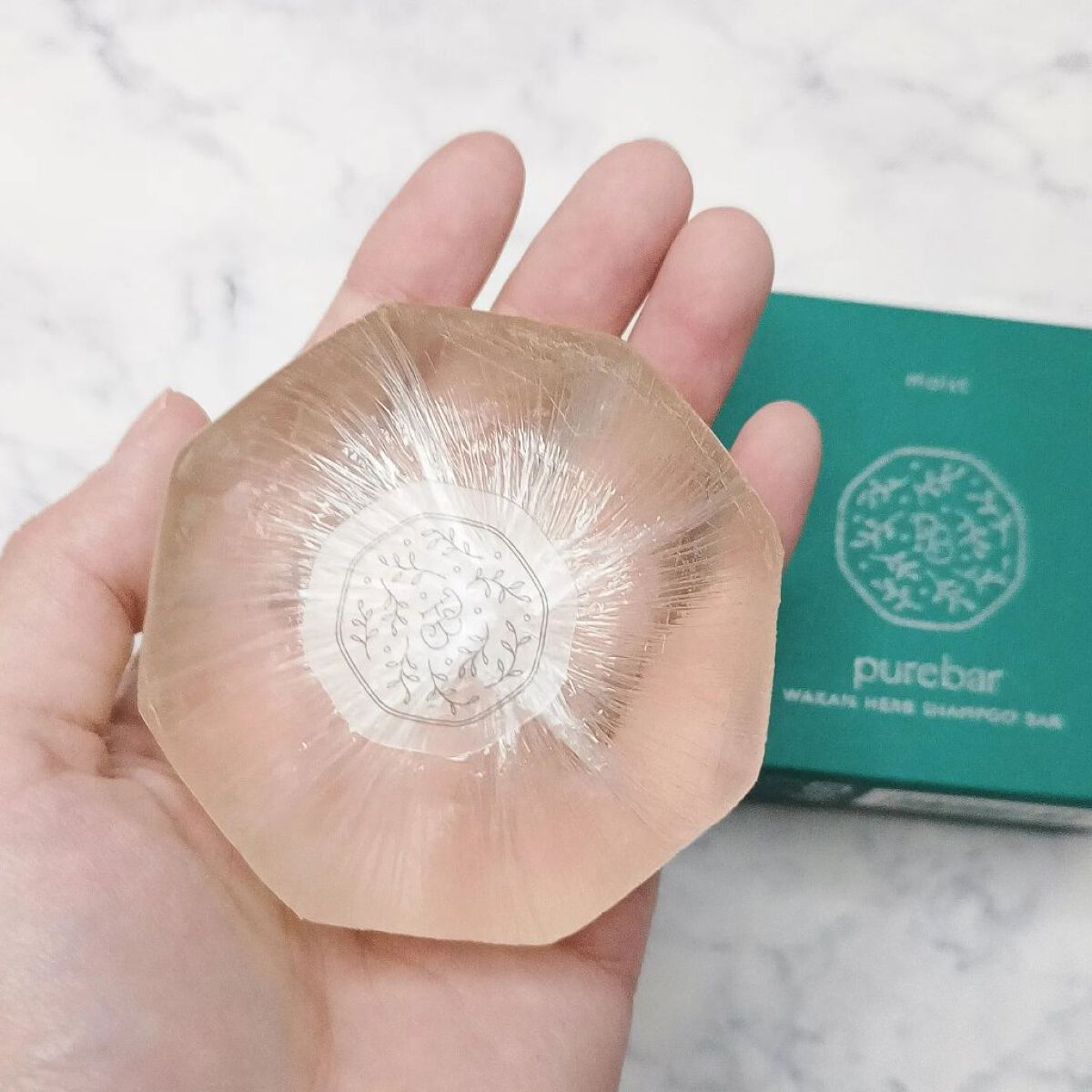 ピュアバー 和漢ハーブシャンプーバー モイスト/purebar/市販シャンプーを使ったクチコミ（2枚目）