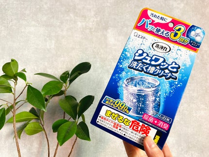 洗浄力 シュワッと洗たく槽クリーナー/エステー/その他ランドリー用品を使ったクチコミ(2枚目)