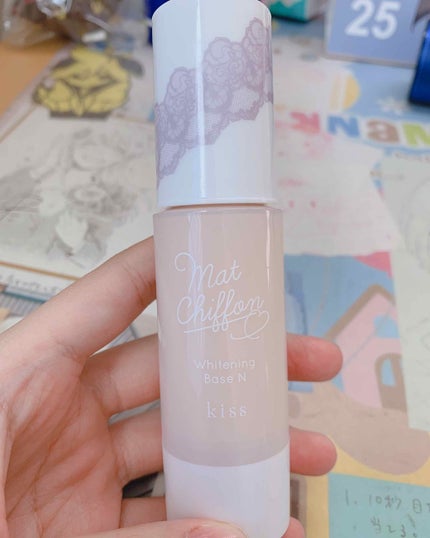 マットシフォン UVホワイトニングベースN/KiSS/化粧下地を使ったクチコミ(2枚目)