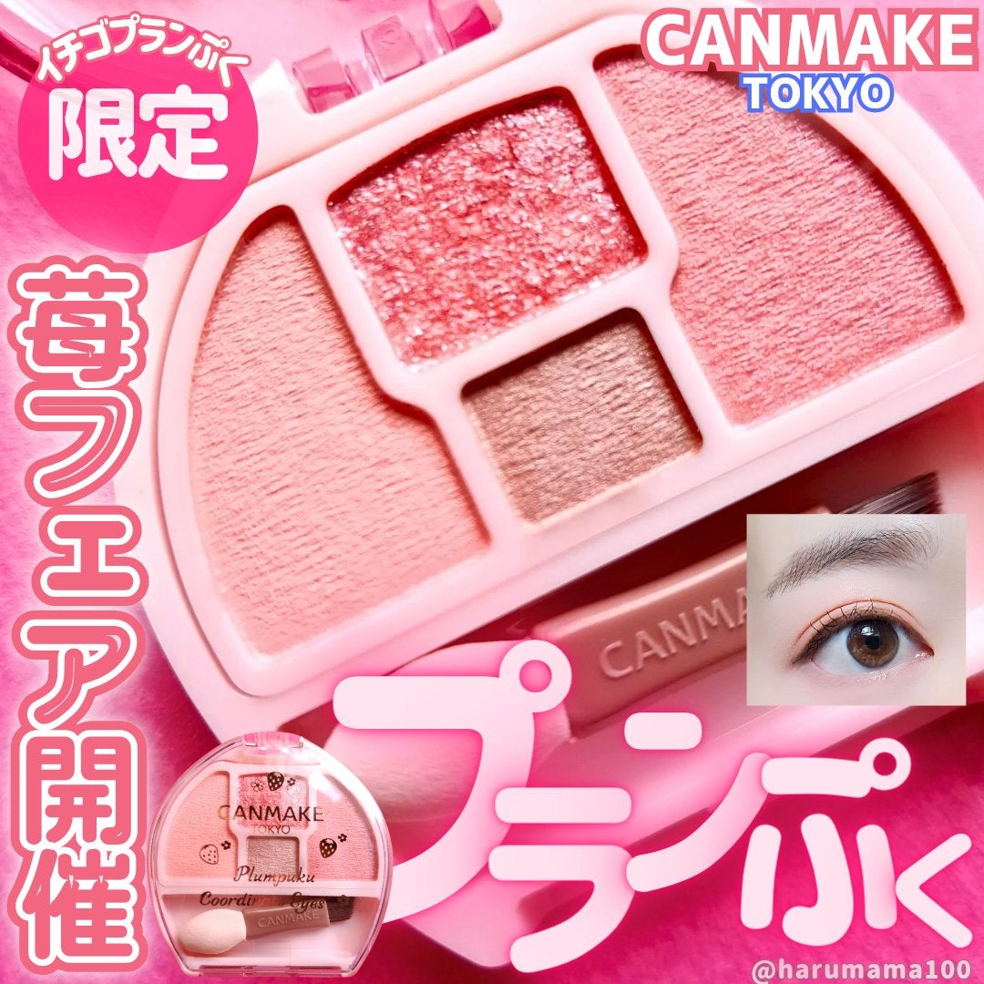 プランぷくコーデアイズ/キャンメイク/パウダーアイシャドウを使ったクチコミ(1枚目)