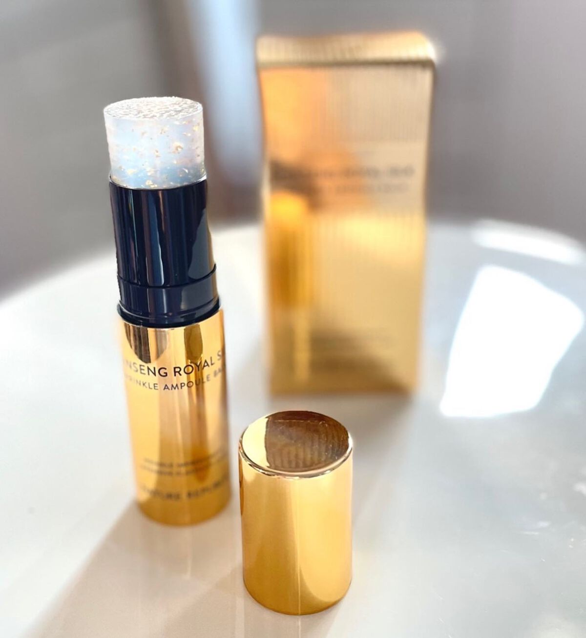 スティック美容液(コラーゲン)/ネイチャーリパブリック/フェイスバームを使ったクチコミ（2枚目）