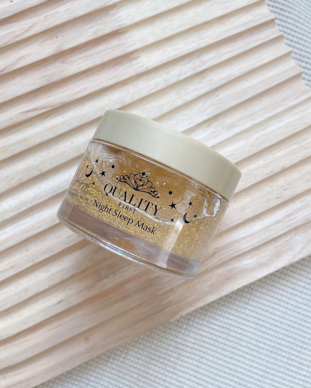 クイーンズプレミアムマスク ナイトスリーピングマスク/クオリティファースト/フェイスクリームを使ったクチコミ（3枚目）