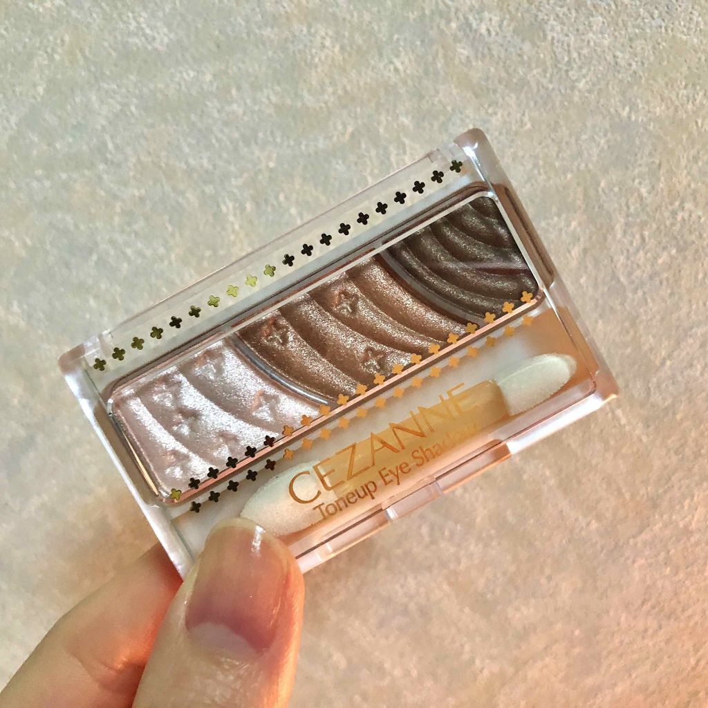 トーンアップアイシャドウ/CEZANNE/アイシャドウパレットを使ったクチコミ(1枚目)