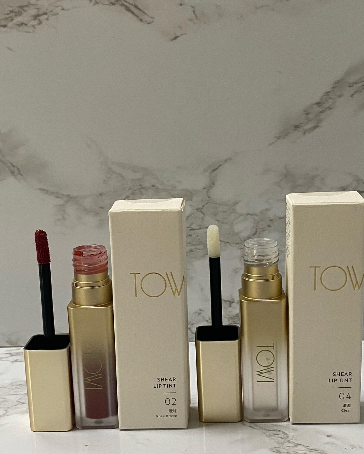 シアーリップティント 04 清澄〈clear〉/TOWI/リップティントを使ったクチコミ（2枚目）