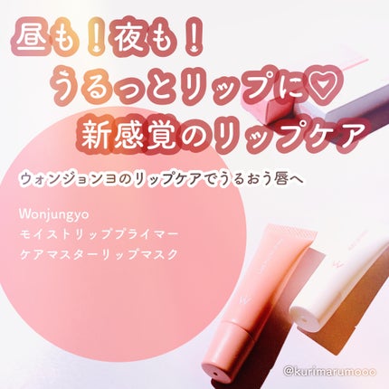 ウォンジョンヨ モイストリッププライマー /Wonjungyo/リップオイルを使ったクチコミ(1枚目)