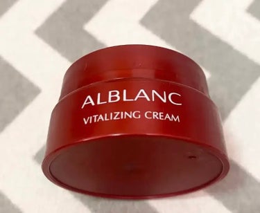 ALBLANC バイタライジングクリームのクチコミ「ALBLANC
バイタライジングクリーム

シミ予防*を兼ね備えたハリ美容クリーム。

たっぷ.....」（1枚目）