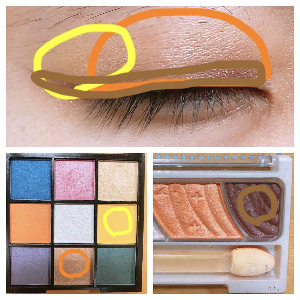 トーンアップアイシャドウ/CEZANNE/アイシャドウパレットを使ったクチコミ(3枚目)